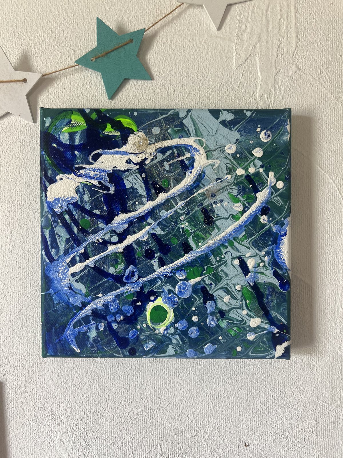 green & blue リズム