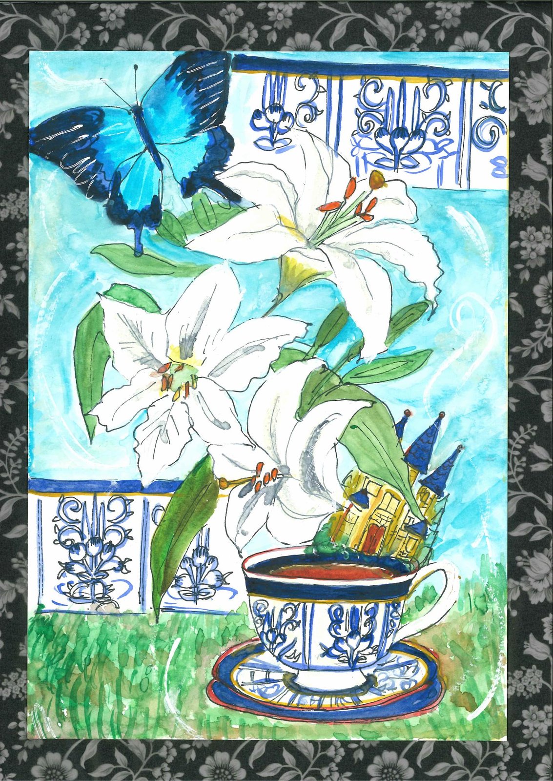 ユリの花に願いを込めて