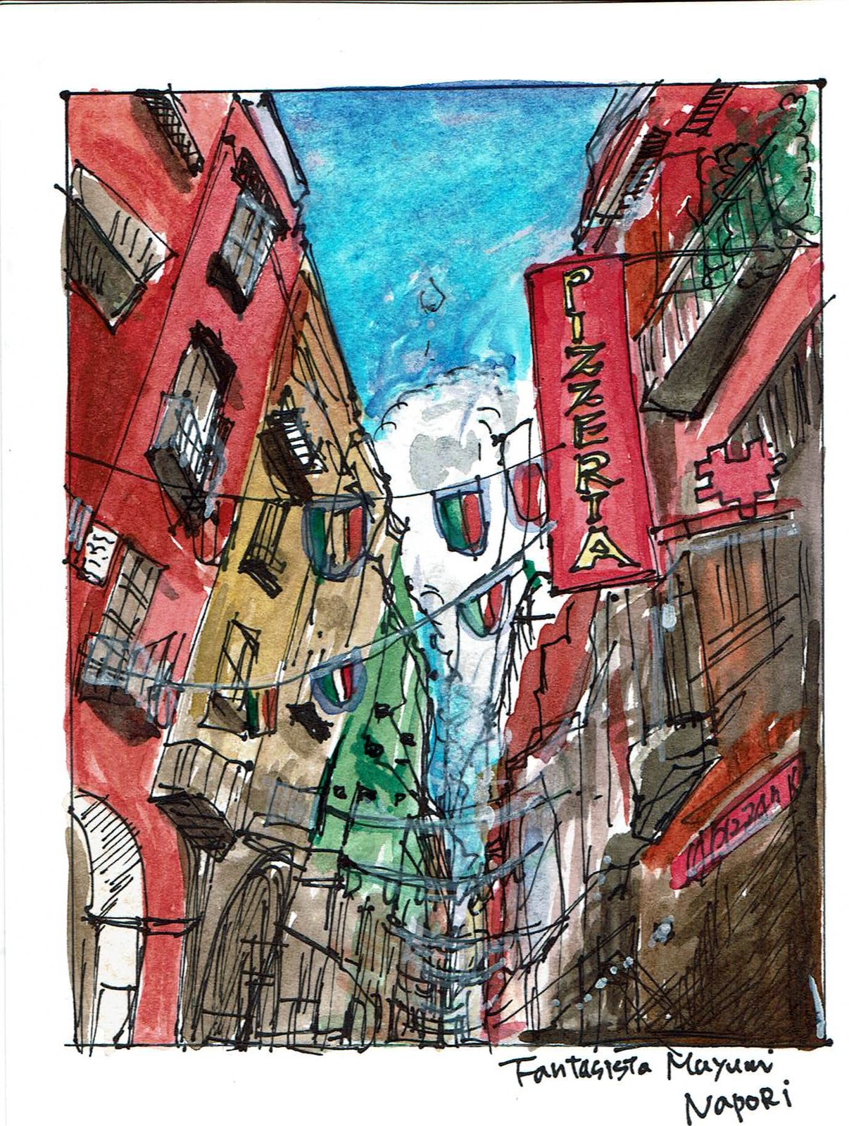 ナポリの路地